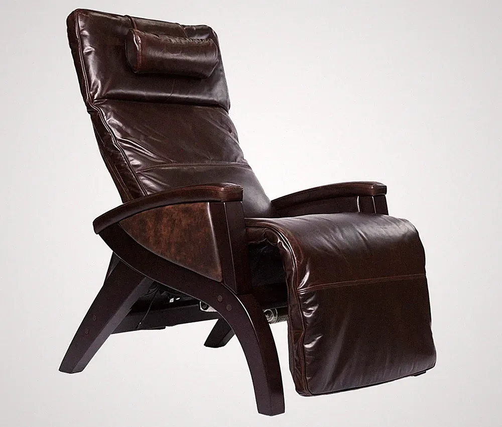 Svago ZGR Newton Recliner The Ultimate Zero Anti Gravity Chair Coffee Leather